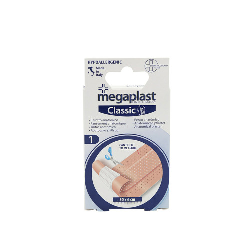 MEGAPLAST, cerotto anatomico 50 x 6 cm