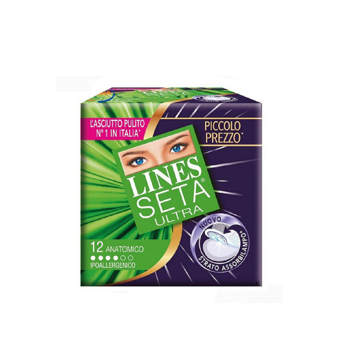LINES SETA ULTRA, assorbenti anatomici