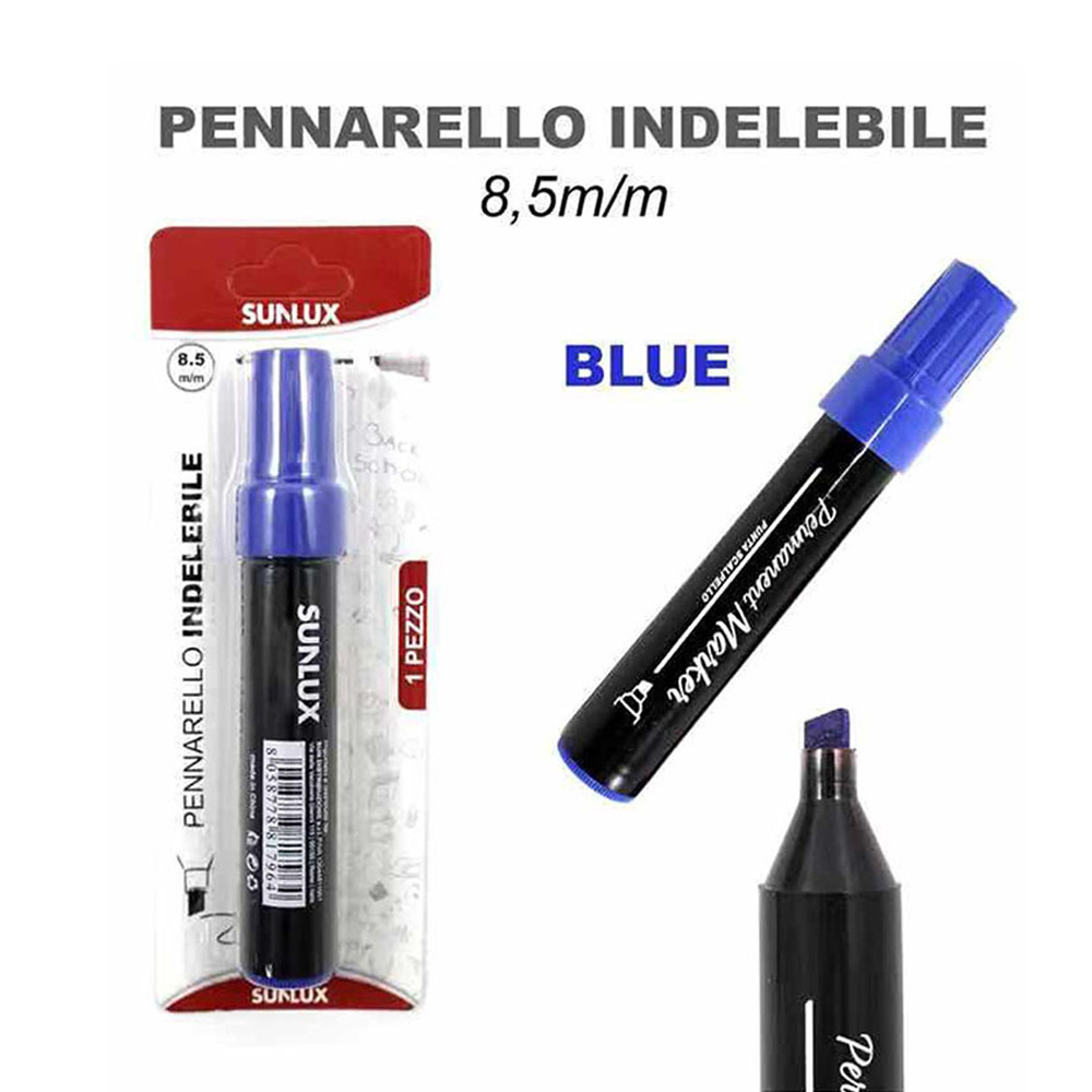 Pennarello Indelebile Mm 1/4 Blu 4020 Lyra 4020051