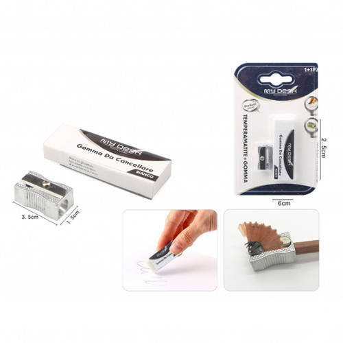 Kit temperamatite e gomma