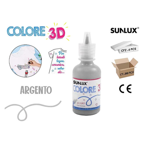 SUNLUX, colori per tessuti 3D
