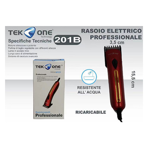TEKONE, rasoio elettrico professionale waterproof