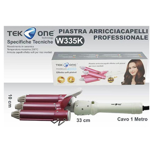 TEKONE, piastra professionale per ricci morbidi