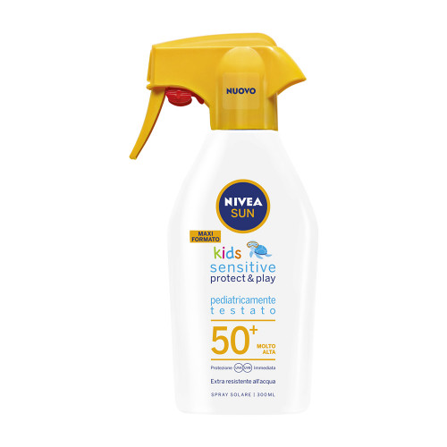 NIVEA SUN, spray solare per bambini resistente all'acqua SPF 50+