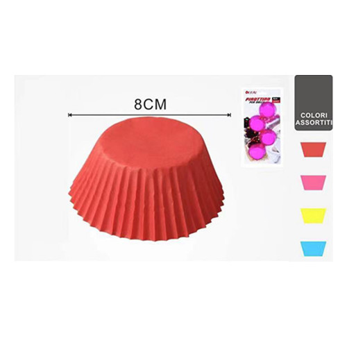 Pirottini per dolci + colori 8 cm