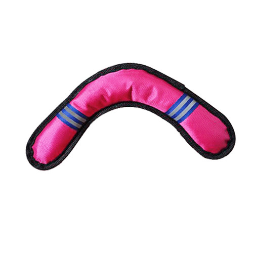 Giocattolo in peluche a forma di boomerang