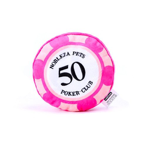 Giocattolo per animali a forma di moneta da poker