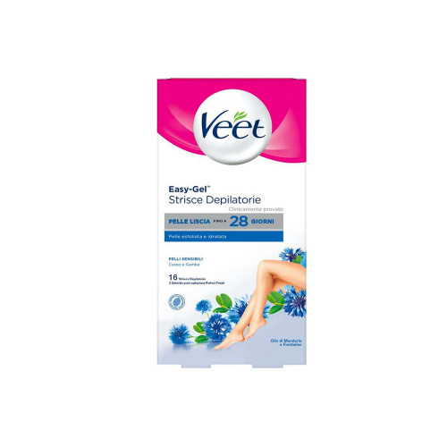 VEET, strisce depilatorie easy-gel corpo e gambe fiordaliso