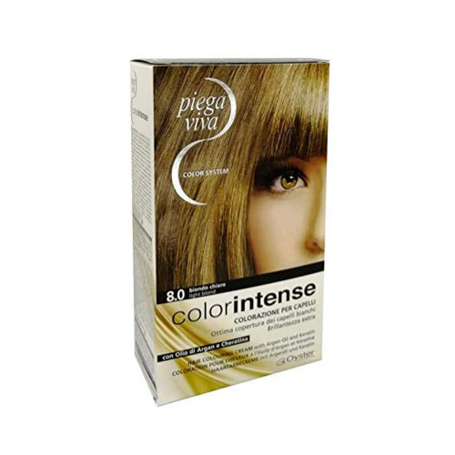 PIEGAVIVA, colore per capelli biondo chiaro 8.0