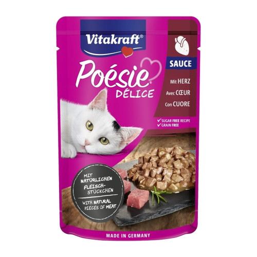 VITAKRAFT, patè con salsa al cuore