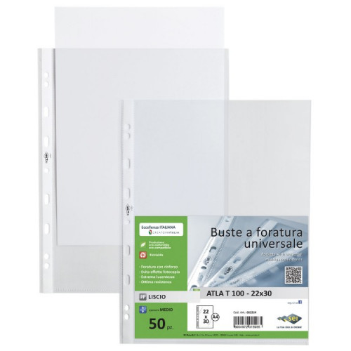 Buste a foratura universale 22 x 30 50 pz