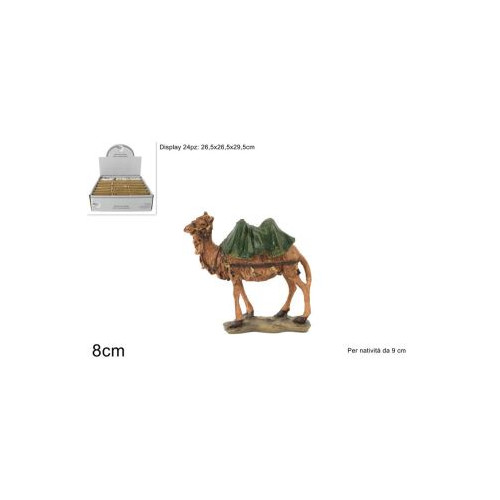 CAMMELLO DECORATIVO NATALIZIO 9 CM